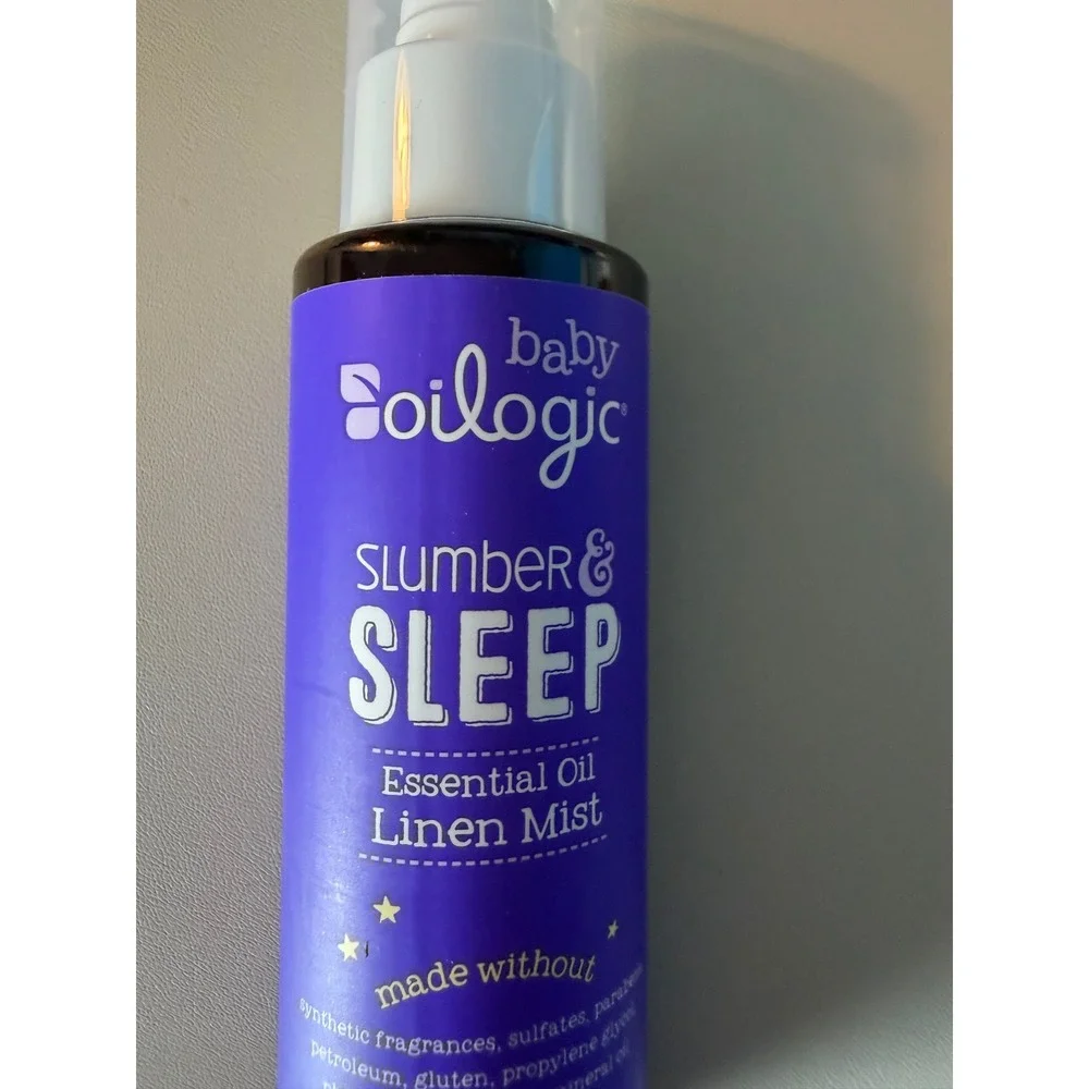 Oilogic Baby Slumber & Sleep Essential Oil Linen Mist Lavender Chamomile 4oz